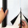 Picture of Extra Large Chalkboard Peel and Stick Paper 9 Feet roll (108 inches) + (5) Color Chalk Included - by Simple Shapes