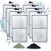 Picture of Zuqqony 8 Pack PF-S Filter Cartridges for Top Fin Silenstream PF10 Power Filters, Remplacement Aquarium Carbon Cartridge with Zeolite