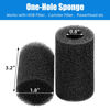 Picture of AQUANEAT 6-Pack Pre-Filter Sponge for Aquarium Shrimp Fry Fish Tank Filter 0.8” Intake, Replacement Foam Cover
