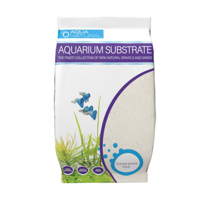 Picture of Aqua Natural Sugar White Sand 10lb Substrate for aquascaping, Aquariums, vivariums and terrariums