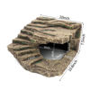 Picture of Resin Reptile Hideouts Cave Habitat Decor for Gecko Leopard Lizards Toad Turtle (B- Extra Large)
