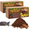 Picture of ZeeDix 2Pcs Compressed Coconut Fiber Substrate, 100% Organic Coco Coir Fiber Brick Substrate Fluffy Bearded Dragon Tortoise Snake Terrarium Substrate Loose Natural Husk Terrarium Bedding for Reptiles