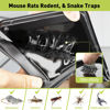 Picture of Pelrayt Glue Mouse & Rat Traps Indoor for Home -12 Pack Large Heavy Duty Glue Traps for Safe Home Pest Control. Pre-Scented, Non-Toxic Sticky Boards for Mice, Rats & More. Easy to Use