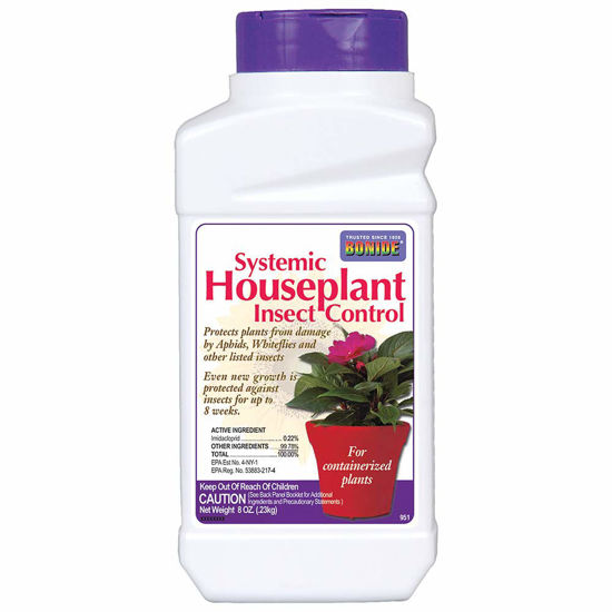 Picture of Bonide Systemic Houseplant Insect Control, 8 oz Ready-to-Use Granules for Indoors and Outdoors, Protects Plants from Insects