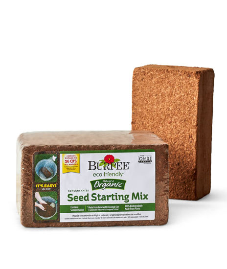 Picture of Burpee Organic Coconut Coir Concentrated Seed Starting Mix, 16 Quart