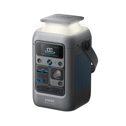 Picture of Anker SOLIX C300 DC Power Bank Station, Outdoor 288Wh (90,000mAh), Portable Power Station, LiFePO4 Battery, 300W Solar Generator, for Camping, Traveling, and Emergencies (No Wall Charger Included)