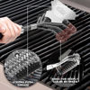 Picture of GRILLART Grill Brush and Scraper Bristle Free - Safe BBQ Brush for Grill -Stainless Grill Grate Cleaner - Safe Grill Accessories for Porcelain/Weber Gas/Charcoal Grill - Gifts for Grill Wizard/Men/Dad