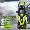 Picture of Electric Pressure Washer, 4200 PSI 2.5 GPM Power Washer with 4 Quick Connect Nozzles, High Pressure Cleaning Machine with Foam Cannon for Cars/Fences/Driveways/Patios/Home Cleaning