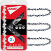 Picture of KAKEI Stihl Chainsaw Chain 16 Inch 3/8" LP Pitch .043" Gauge 55 Drive Links- 61PMM3 55 Fits Stihl MS170, MS171, MS180c - 36100050055, R55 (3 Chains)