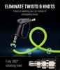 Picture of McKillans® Short Pressure Washer Gun with Swivel - High Pressure Water Handle with 3/8" Male Plug and 1/4” Quick Connector Coupler - Power Washer Gun Compatible with Foam Cannon - Car Wash Foam Gun