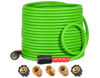 Picture of YAMATIC Super Flexible Pressure Washer Hose 50FT for Power Washer Replacement, Kink Resistant Extension With Leak-Free M22 Female & 3/8" Quick Connect Adapters, 1/4" 3200 PSI, Green