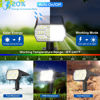Picture of NYMPHY Solar Lights Outdoor Waterproof IP68, 56 LED 3 Lighting Modes Solar Powered Garden Yard Spot Solar Lights for Outside Landscape- 4 Pack (Cool White)