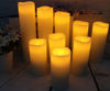 Picture of Vinkor Flameless Candles Battery Operated Candles Real Wax Pillar LED Candles with 10-Key Remote and Cycling 24 Hours Timer (Ivory 4" 5" 6" 7" 8" 9")