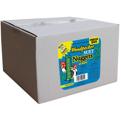 Picture of C&S Wild Bird Woodpecker Suet Nuggets Mega Box, 8 Pounds