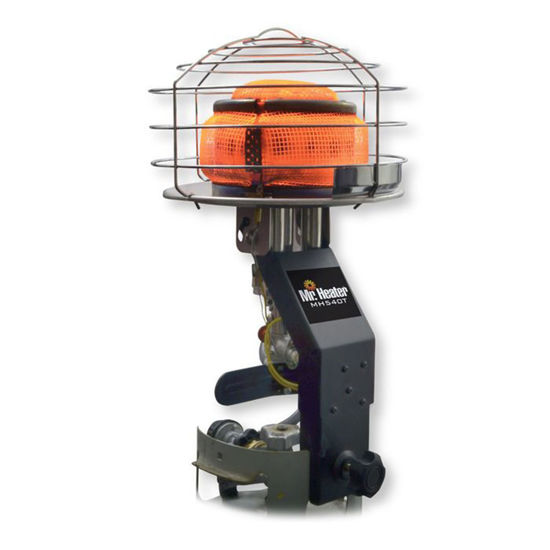 Picture of Mr. Heater MH540T 540-Degree 45,000 BTU Radiant Tank Top Portable Propane Heater For Sporting Events, Hunting, Fishing, Camping, Tailgating & Porches
