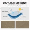 Picture of Easy-Going Patio Heater Cover with Zipper and Storage Bag, Waterproof Outdoor Heater Cover Dustproof, UV-Resisant, Wind-Resistant (89"H x 33"D x 19"B, Camel)