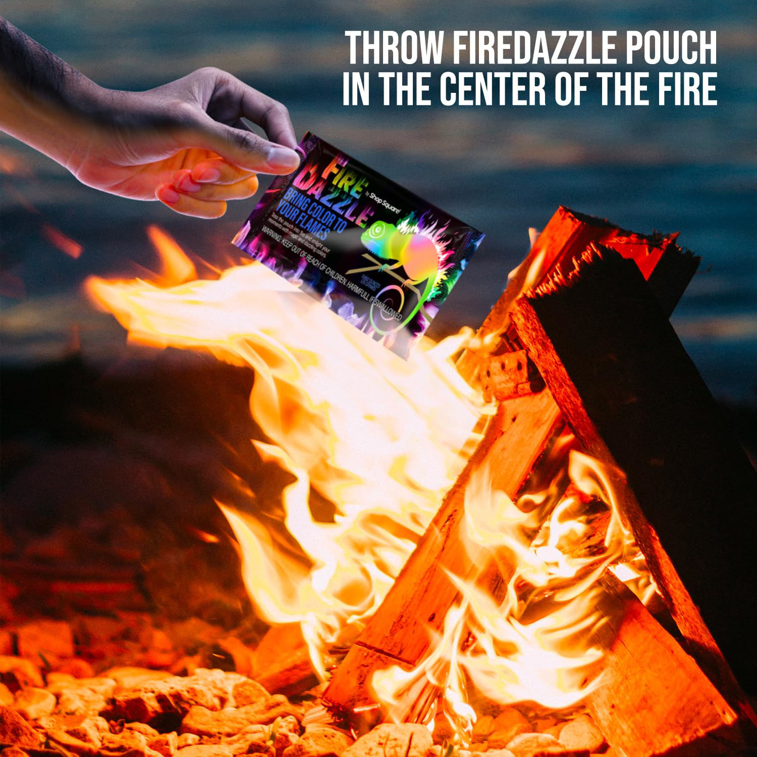 GetUSCart- Fire Dazzle Fire Color Changing Packets for Fire Pit - 25 ...
