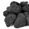 Picture of Mr. Fireglass Lava Rock Granules, Large Black Volcanic Lava Rock for Fire Bowls, Fire Pits, Gas Log Sets, Indoor or Outdoor Fireplaces - 10 Pounds (2.75"-5")