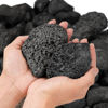 Picture of Mr. Fireglass Lava Rock Granules, Large Black Volcanic Lava Rock for Fire Bowls, Fire Pits, Gas Log Sets, Indoor or Outdoor Fireplaces - 10 Pounds (2.75"-5")