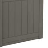 Picture of Suncast 22 Gallon Indoor or Outdoor Backyard Patio Small Storage Deck Box with Attractive Bench Seat and Reinforced Lid, Stone Gray