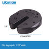 Picture of US Weight 40 Pound Canopy Weight Set of 4 and Carry Strap with No-Pinch Design - Easy Installation and Removal to Secure Tents, Canopies, and Umbrellas at Outdoor Events