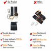 Picture of Tree Swing Hanging Straps Kit, Heavy Duty Holds 2200LBS 5FT Extra Long, with Safer Lock Snap Carabiners & Carry Pouch Bag
