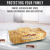 Picture of Roach Traps Indoor Sticky (18 Pack) - Glue Traps for Roaches Bug Traps with Roach Bait Traps - Long Lasting Non-Toxic Children and Pet Friendly - Trap a Pest