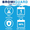 Picture of BROMIGUARD Spa Bromine Tablets 1 Inch 1 Lb for Spa Hot Tub Chemical Sanitizer Bromine Tabs | Long-Lasting 1" Brominating Tablets for Pools | Pre-Stabilized Formula 1 Pound