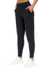 Picture of THE GYM PEOPLE Womens Joggers Pants with Pockets Athletic Leggings Tapered Lounge Pants for Workout, Yoga, Running, Training (Large, Black)