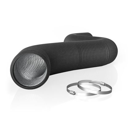 Picture of AC Infinity Flexible 4-Inch Aluminum Ducting, Heavy-Duty Four-Layer Protection, 25-Feet Long for Heating Cooling Ventilation and Exhaust
