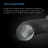 Picture of AC Infinity Flexible 4-Inch Aluminum Ducting, Heavy-Duty Four-Layer Protection, 25-Feet Long for Heating Cooling Ventilation and Exhaust