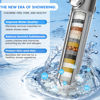 Picture of PWERAN Filtered Shower Head with Handheld, High Pressure Water Flow and Multiple Spray Modes Shower Head with Filter, Power Wash for Hard Water, Showerhead with ON/OFF Switch for Pets Bath
