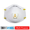 Picture of 3M N95 Respirator 8511, Cool Flow Valve, 10 Pack, NIOSH-APPROVED, Advanced Filter Media For Easy Breathing, Comfortable For Long Periods Of Wear, Helps Filter Pollen, Mold Spores & Dust (8511PB1-A-PS)