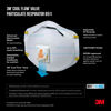 Picture of 3M N95 Respirator 8511, Cool Flow Valve, 10 Pack, NIOSH-APPROVED, Advanced Filter Media For Easy Breathing, Comfortable For Long Periods Of Wear, Helps Filter Pollen, Mold Spores & Dust (8511PB1-A-PS)