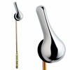 Picture of Qualihome Toilet Handle Lever Flush Replacement, Front Mount, Chrome, Universal Fitting