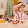 Picture of Terra by Battat - 60 Pcs Wild Creatures Tube - Realistic Mini Animal Figurines - Lion, Hippo, Tiger, Bear & More Safari Animals - Plastic Educational Toys for Kids and Toddlers 3 Years +