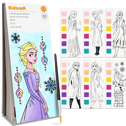 Picture of Paint with Water Coloring Books for Kids, Pocket Mess Free Watercolor Painting Kit, Water Color Paint Set Arts and Crafts Gift for Girls Ages 4 5 6 7 8+, Travel Activity Toy - Princess