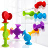 Picture of BUNMO Suction Bath Toys - Connect, Build, Create - No Mold Bath Toy - Hours of Fun & Creativity - Fine Motor Skills - Stimulating & Addictive Sensory Toy - Non-Mouthable Toy 3+ - Textured 10 Pack