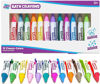 Picture of Tub Works® Smooth™ Bath Crayons Bath Toy, 12 Pack | Nontoxic, Washable Bath Crayons for Toddlers & Kids | Unique Formula Draws Smoothly & Vividly on Wet & Dry Tub Walls | Hexagon Grip Bathtub Crayons