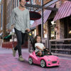 Picture of Step2 Whisper Ride Cruiser Kids Push Car, Ride On Toy, Stroller Substitute, Includes Seat Belt & Horn, Made of Durable Plastic, Max Weight 50 lbs., For Toddlers 1.5-4 Years Old, Pink