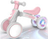 Picture of Colorful Lighting Baby Balance Bike Toys for 1 Year Old Girl Gifts, 10-36 Month Toddler Balance Bike, No Pedal 4 Silence Wheels & Soft Seat First Bike, One Year Old Girl Birthday Gifts