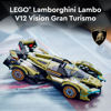 Picture of LEGO Speed Champions Lamborghini Lambo V12 Vision GT Super Car, Formula 1 Vehicle Toy, Driving Playset, Buildable Model Set for Kids, Lamborghini Car, Gift for Kids and Gaming Fans, F1 Toy Car, 76923
