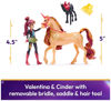 Picture of Unicorn Academy, Valentina & Cinder with 2 Accessories & Hair Tool, Dolls & Unicorn Toys for Girls Ages 4 and up