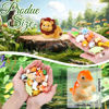 Picture of DIYDEC 40pcs Mini Resin Animal 40 Styles Tiny Resin Animals Miniature Little Small Animal Figures Bulk for Micro Fairy Garden Landscape Accessories Dollhouse Hide Crafts Decor Aquarium Toys