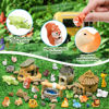 Picture of DIYDEC 40pcs Mini Resin Animal 40 Styles Tiny Resin Animals Miniature Little Small Animal Figures Bulk for Micro Fairy Garden Landscape Accessories Dollhouse Hide Crafts Decor Aquarium Toys