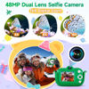 Picture of Kids Camera Boys Toys for 3 4 5 6 7 8 9 Years Old Boys, 48MP Dual Lens Kids Digital Camera Toddler Camera Christmas Birthday Gifts, 1080P HD Video Selfie Camera with 32G SD Card