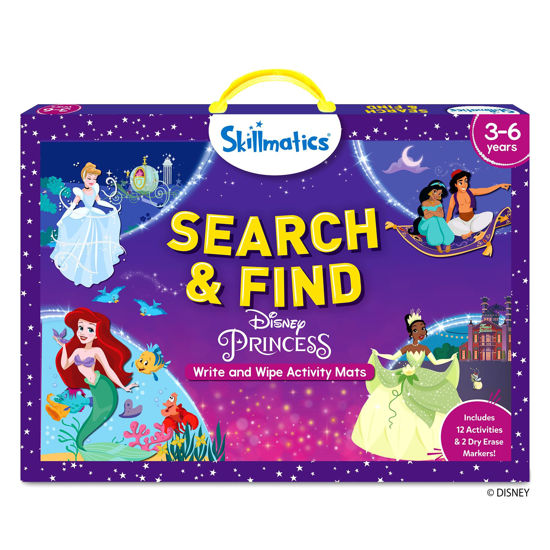 Picture of Skillmatics Preschool Learning Activity - Search and Find Disney Princess, Educational Game for Kids, Toddlers Who Love Toys, Art & Craft Activities, Valentine's Day Gifts for Ages 3, 4, 5, 6