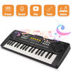 Picture of aPerfectLife Kids Keyboard Piano, 37 Key Portable Electronic Piano for Kids, Digital Music Piano Keyboard Educational Toys for 3 4 5 6 7 8 Year Old Girls Boys (Black)