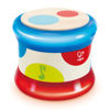 Picture of Hape Baby Drum | Colorful Rolling Drum Musical Instrument Toy for Toddlers, Rhythm & Sound Learning, Battery Powered (E0333)