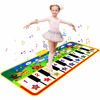 Picture of M SANMERSEN Piano Mat, 53'' x 23'' Musical Toys for Toddlers Floor Piano Touch Playmat with 8 Animal Sounds, Music Piano Keyboard Dance Mat Toddler Toys Gifts for Boys and Girls 1 2 3 4 5 Year Old